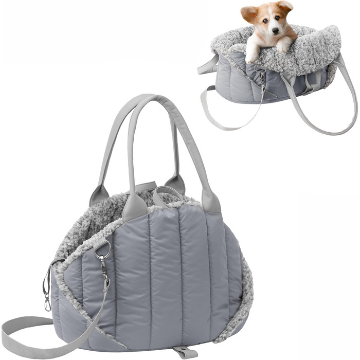 Сумка-переноска для собак і котів PillowPrim, 38x24x28 см - зручна переноска для подорожей та кемпінгу