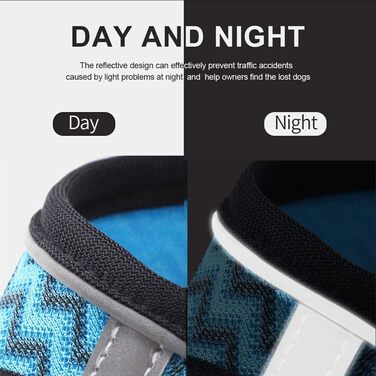Нашийник для собак з повідком Anti-Pull, світловідбиваючий, для маленьких собак, кошенят, домашніх тварин (L, Blue Wave)