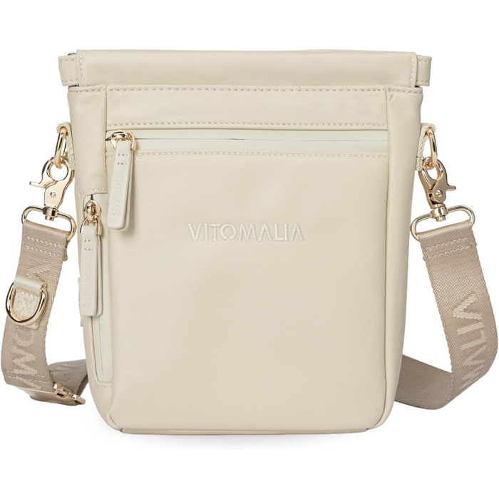 Сумка для собак Deluxe: багатофункціональна сумка через плече з кишенями для ласощів, повідка, корму та відходів, з магнітним закриттям - ідеальна для прогулянок та дресирування (Бежева)