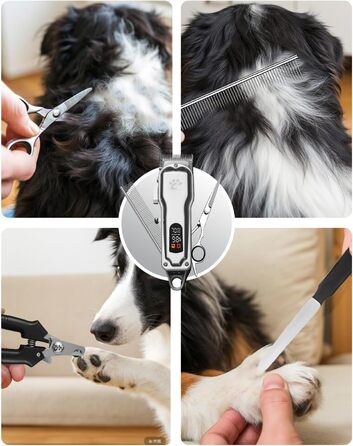 Професійна машинка для стрижки волосся Coldspot - для густого волосся, бездротова, з LED-дисплеєм, тиха, з металевим корпусом