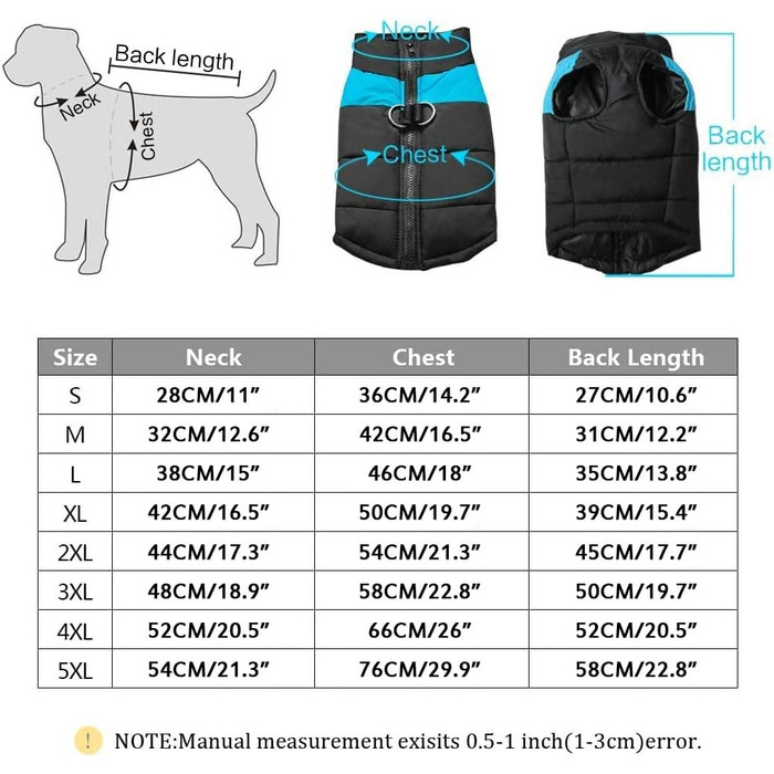 Водонепроникний зимовий одяг для собак: теплий куртка-манжетка для маленьких та середніх собак, зелений S
