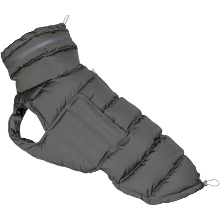 Водонепроникна зимова куртка для собак, тепла куртка від снігу, одяг для тварин, теплий одяг для великих собак, сірий колір