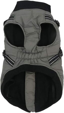 Водонепроникний теплий одяг для собак з інтегрованою шлейкою: куртка, жилет з утеплювачем для малих та середніх собак