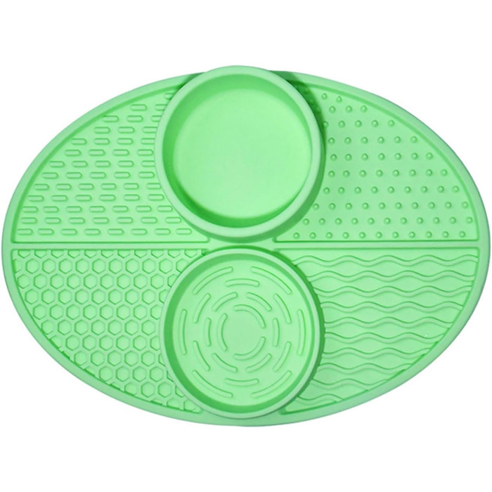 Килимок для повільного годування домашніх тварин Greabuy: для собак, котів, силікон, покращує травлення, зелений