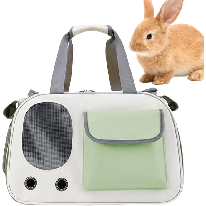 Транспортна сумка для котів та маленьких собак, портативна, складна, зелена