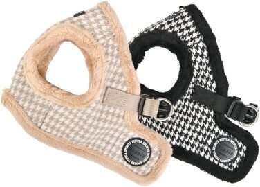 Шлея для малих і середніх собак Puppia Shepherd Harness B, регульована, комфортна, бежева, розмір L