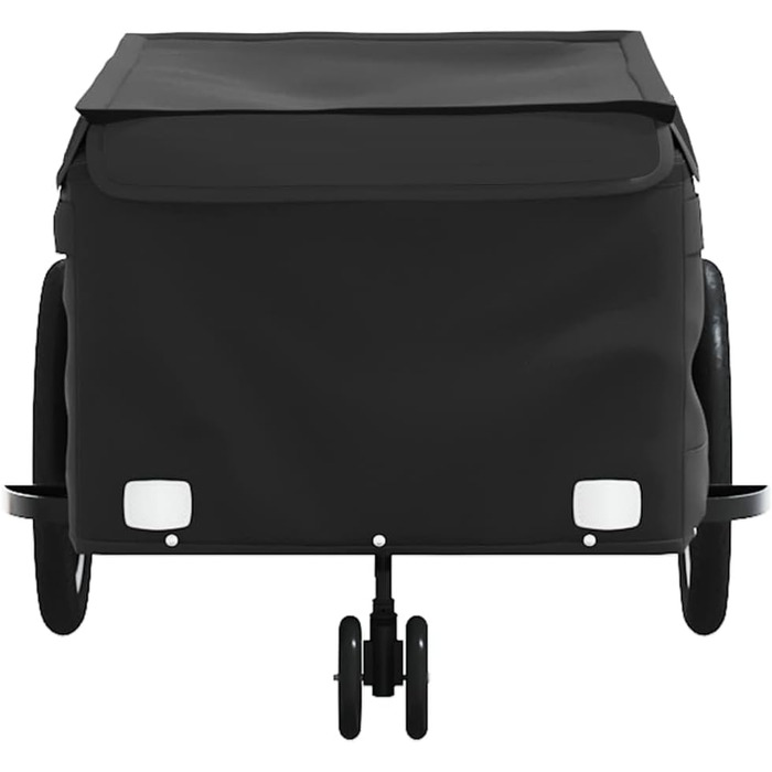 Причіп для велосипеда, 45 кг, з чорного металу, для собак