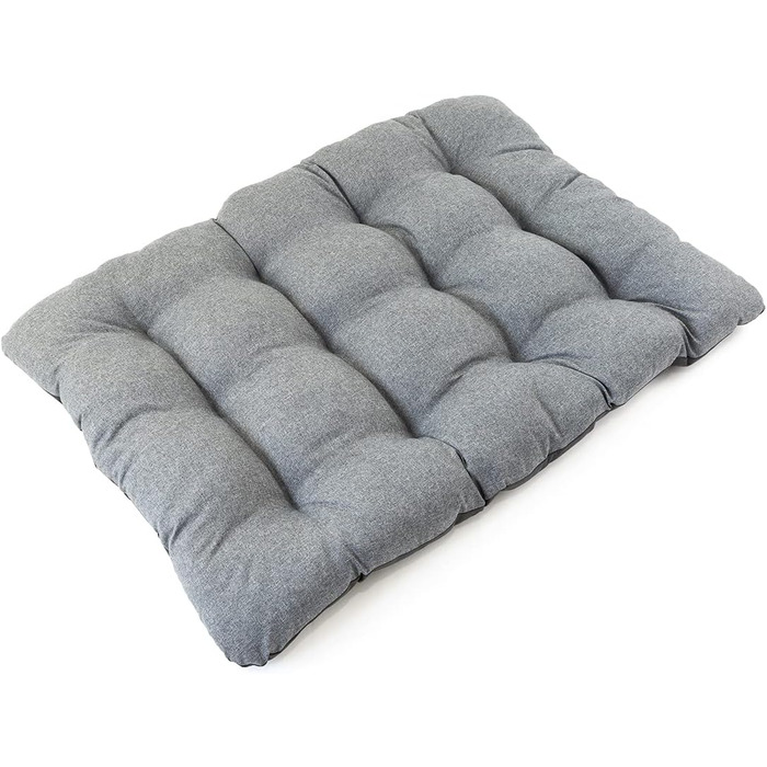 Килимок для собак середніх порід 70x55x7 см - Водонепроникна тканина, неслизький - Килимок для собак, котів, кроликів, 100x70x8 см, сіре лляне полотно