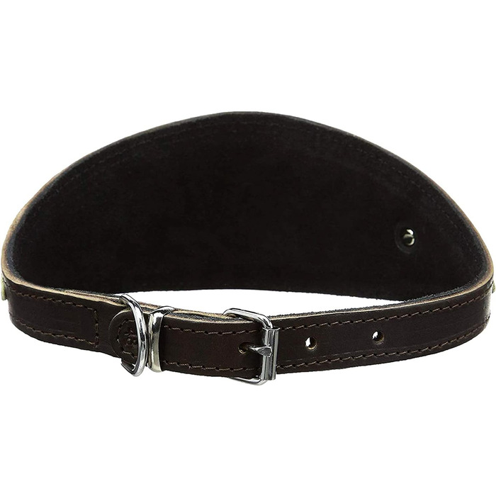 М'який шкіряний нашийник Dingo для хорта, елегантний, Soft 12399