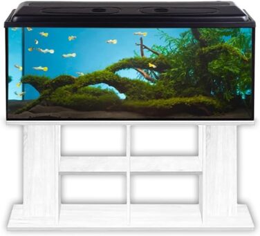 ZooPaul Тумба для акваріума 120x40x60 см біла, масивна шафа для тераріуму