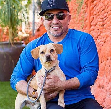 Повідок для собак Cesar Millan 2в1 – нашийник і повідок, міцний водостійкий шнур 120 см, Ø1,2 см, сірий, для дресирування