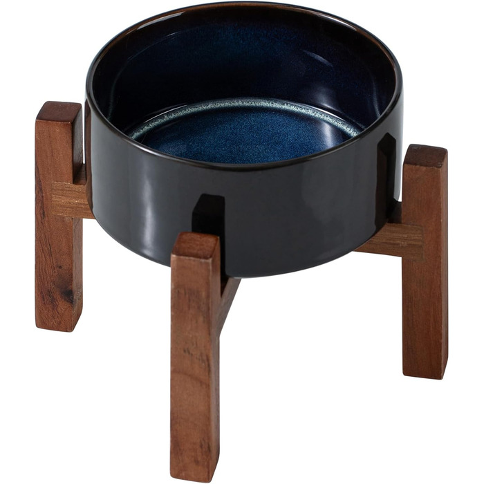 Керамічна годівниця та миска для води Havnina для собак маленьких порід, з неслизьким дном (800 мл, арктичний білий)