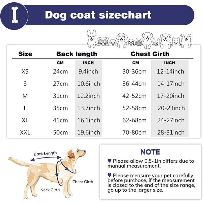 PETCUTE Зворотний зимовий одяг для собак, тепла жилетка для цуценят, водонепроникна куртка для домашніх тварин, регульована, з отвором для повідка, помаранчево-коричнева