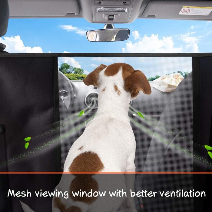 Захисний килимок на сидіння автомобіля для собак - водовідштовхувальний, універсальний, для заднього сидіння, міцний матеріал, 02