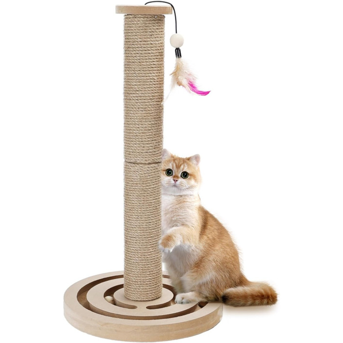 Інтерактивне котяче іграшкове комбо Nobleza 3 в 1: котячий дряпка, масажер та іграшка для дому