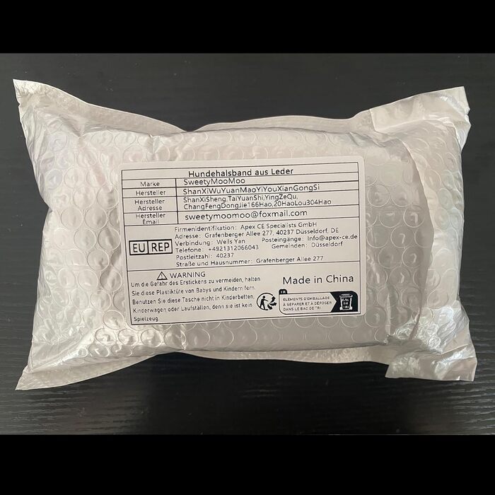 Нашийник для собак з натуральної шкіри, XL, червоний. Товстий, м'який, 5 см, для середніх та великих порід