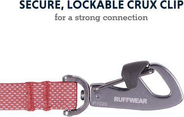 Повідок для собак Ruffwear Hi & Light, міцний, з інтегрованою кишенею, безпечний Crux-Clip, компактний, рожевий