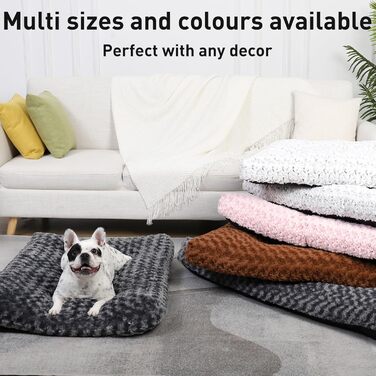 Крісло-ліжко для собак середніх порід, м'яке, неслизьке, сірого кольору, 76x52 см