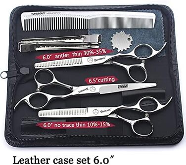 Професійні ножиці для перукарів Sharonds, 6.5 дюймів, набір з 2 шт. (3 шт.) з нержавіючої сталі