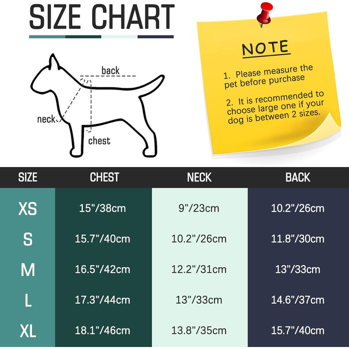 Піжама для собак після операції Kuoser: зручний боді для маленьких та середніх собак та котів (зелений, XS)