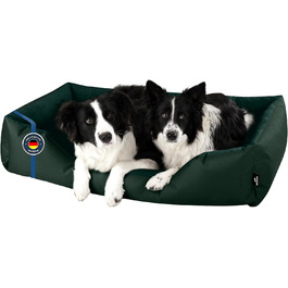 Лежак для собак BedDog Zara XXXL, знімний і праний чохол, подушка та корзина для великих собак