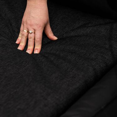 Ортопедичне ліжко для собак Tierlando® Goofy XL-XXXL, 130x100 см, чорний колір, для великих собак, знімний водонепроникний чохол, для собак з проблемами суглобів