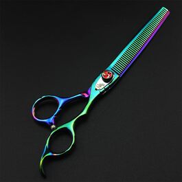 Професійна шерстьостригальна ножиці для собак та котів, 7.0 дюймів, нержавіюча сталь