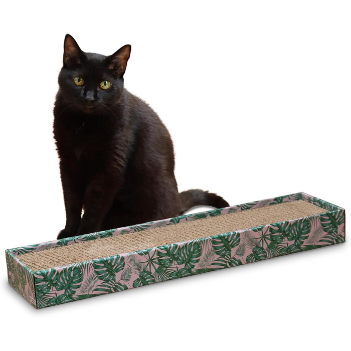 Котячий будиночок-когтеточка Croci з картону, 2-шаровий, для дорослих котів, 42x35x50 см, 1 шт.