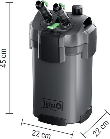Зовнішній фільтр для акваріума Tetra EX 1000 Plus, до 300 л, потужний очищувач води для кришталево чистої води, внутрішнє використання
