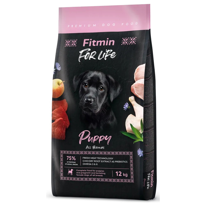 Сухий корм для цуценят Fitmin Dog For Life Puppy, 12 кг