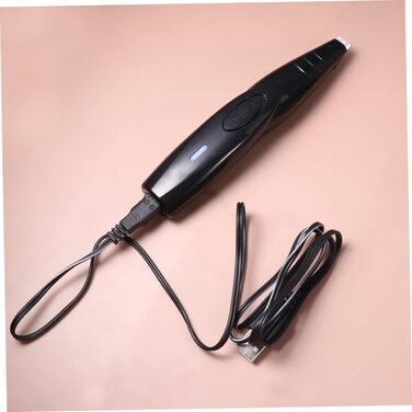 UKCOCO Тример для собак та котів: безпечний електричний триммер для стрижки подушечок лап, без олії, чорний