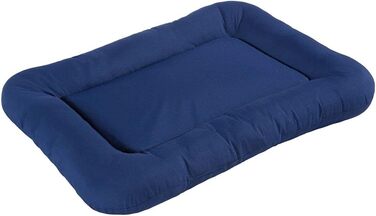Ортопедичне собаче ліжко KAHU® з віскоеластичною піною (50x76 см) • М'яке та зручне ліжко для собак • Вологостійке та легко миється • Колір: блакитний (89 x 66 x 8 см)