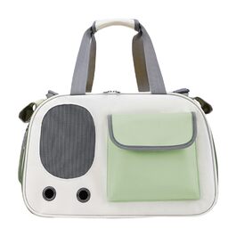 Транспортна сумка для котів та маленьких собак, портативна, складна, зелена