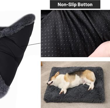 Крісло-ліжко для собак XL, 100x60x8 см: м'яке, зручне, з неслизьким дном