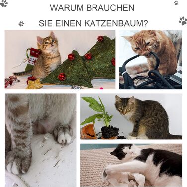 Кігтеточка PawHut 120 см для котів з будиночком, іграшкою, сизалевими стовпцями, платформою та сходами, багатоярусна, сірого кольору