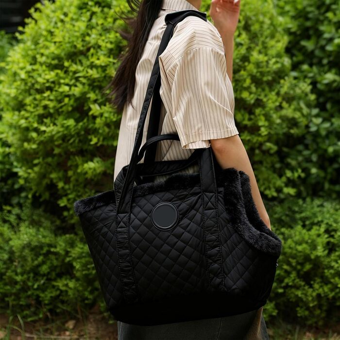 Сумка-переноска для тварин на зиму, водонепроникна, з регульованим ременем, тепла сумка на плече для собак та котів, для прогулянок на вулиці, в авто, в транспорті, для цуценят та кошенят