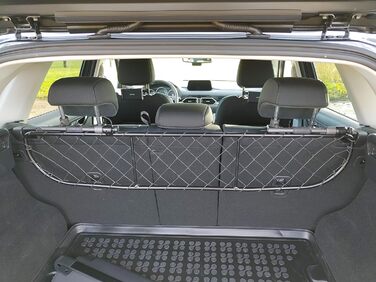 Сітка розділювач для Mazda CX-5 (з 2017) ERGOTECH RDA65-XS8 - для собак та багажу