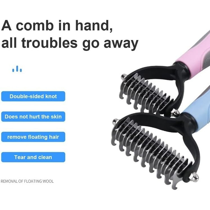 Щітка для собак, синього кольору: ефективний інструмент для догляду за шерстю, для здорової та доглянутої шерсті