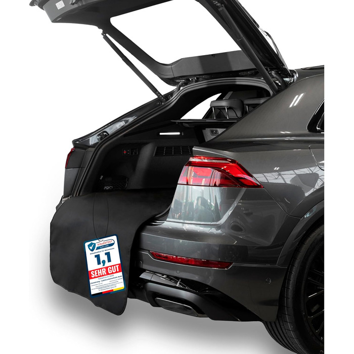 Захист для багажника LIONSTRONG® - універсальний килимок для багажника авто [ГАРТЕРЯНИЙ & ВОДОНЕПРОНИКНИЙ] - підходить для легкових автомобілів та SUV - захист багажника для собак, стійкий до подряпин та ковзання (100x150 см)