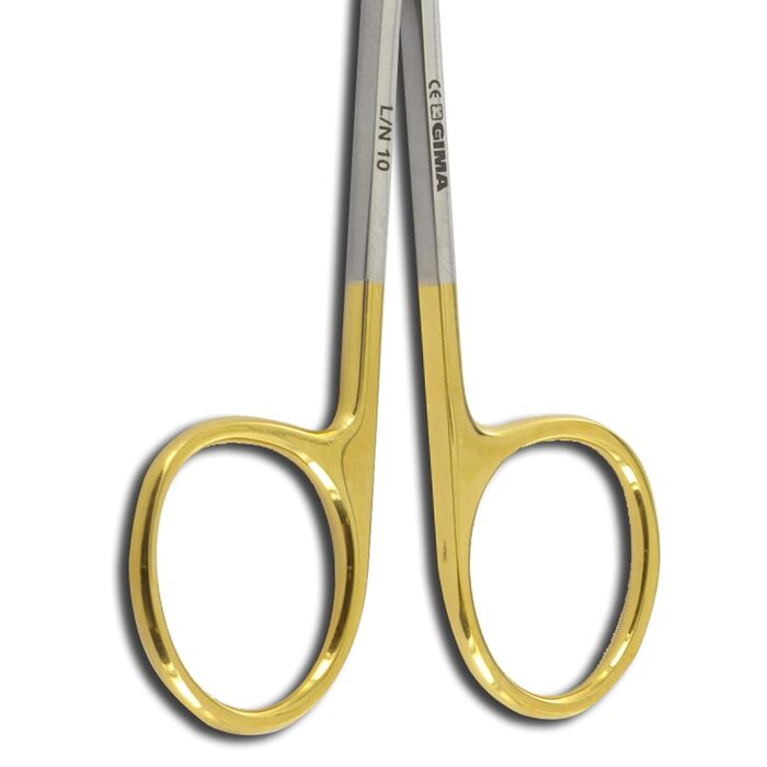 Ножиці хірургічні Gima Iris, вигнуті, 11,5 см, з міцними кінчиками, для високої точності