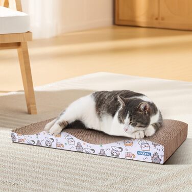 Котячі кігтеточки Nobleza (4 шт.) з м'ятою, з гофрокартону, екологічні, преміум-якість