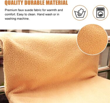 Кішечкове ліжко-грілка з металевим каркасом, миється, для котів та собак до 5 кг, бежеве