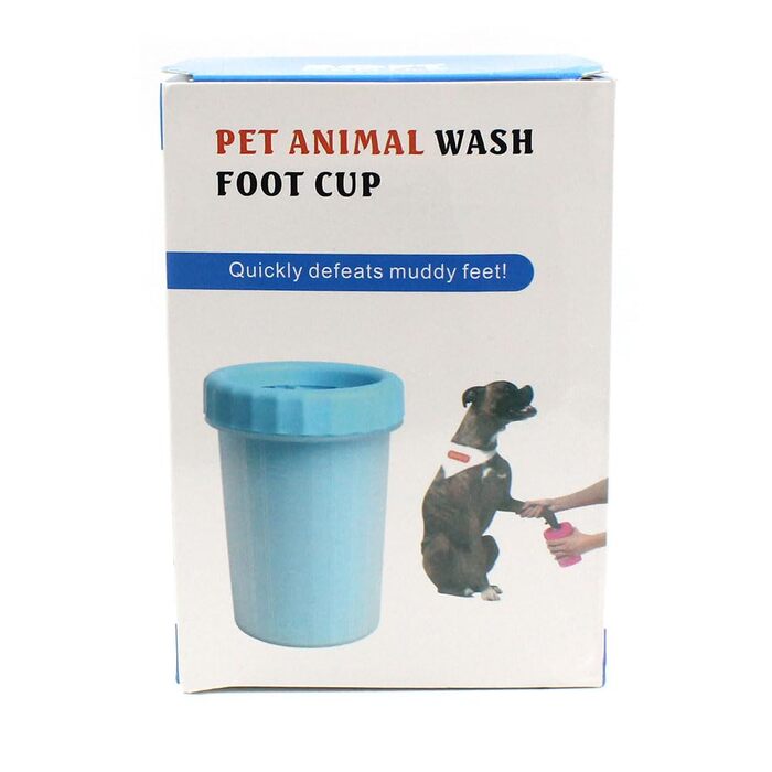 Силіконовий очищувач лап для собак, щітка для миття лап, видалення бруду та сміття, для великих собак, 1 шт.
