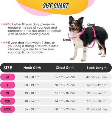 Зимовий собачий одяг SlowTon: водонепроникний, регульований, з флісовою підкладкою та капюшоном, для малих, середніх та великих собак, Tarngrün (Fuchsie, M)