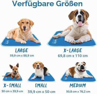 Охолоджувальний килимок для собак TheGreenPetShop, самоохолоджуюча гель-підстилка для домашніх тварин від спеки, розмір 76x51x1 см, колір зелений
