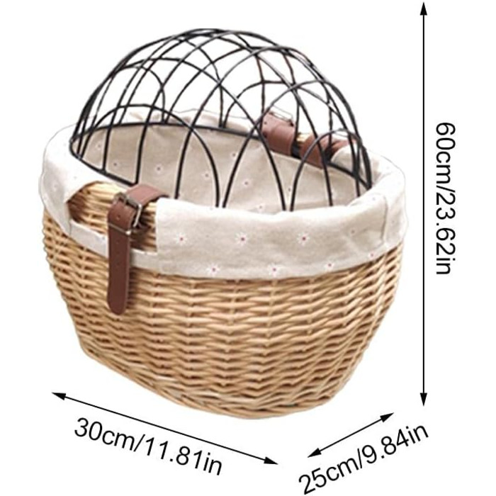 Велосипедний кошик для тварин Ububiko: сумка-переноска для собак та котів, рюкзак, дихаючий, для маленьких та середніх порід