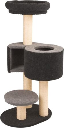 Дряпка для котів Kerbl Fridolin з фетру, сірого кольору, розмір до 55x52x106 см