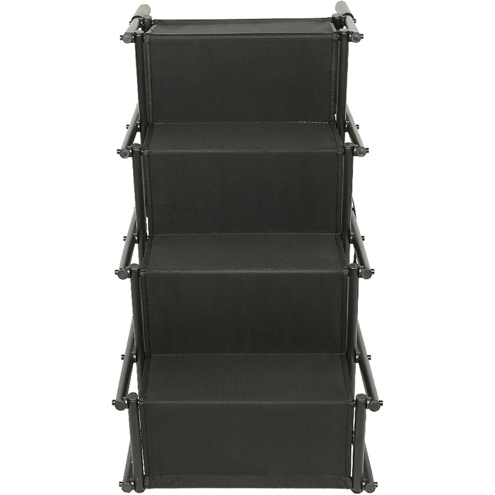 Рампа для собак Homewell - складана, до 70 кг, регульована, для малих, середніх та великих собак, легка у зберіганні (чорна)