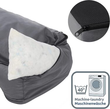 Зручне собаче ліжко your GEAR Belluno 80x120 см – велике, екологічне, миється, стійке до царапин, ергономічне, також для котів