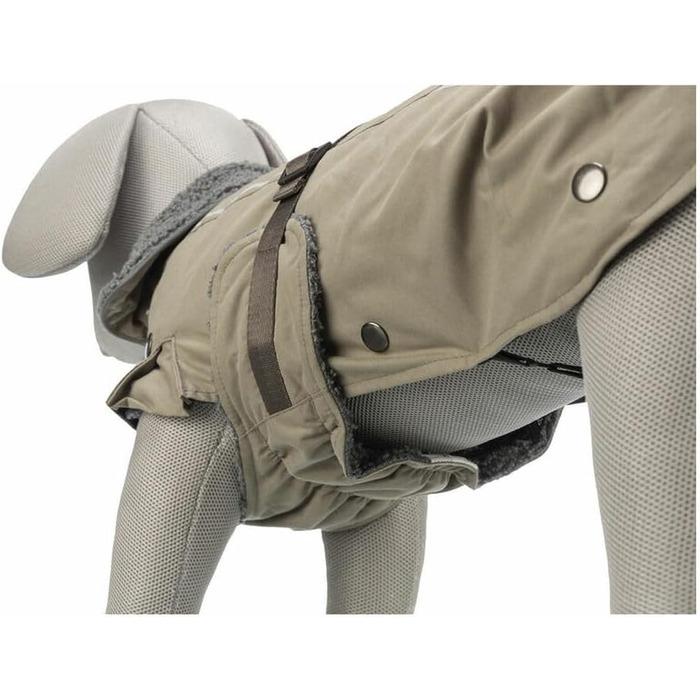 Трійзі Руан: тепла куртка для собак, розмір S (36 см), пісочний колір